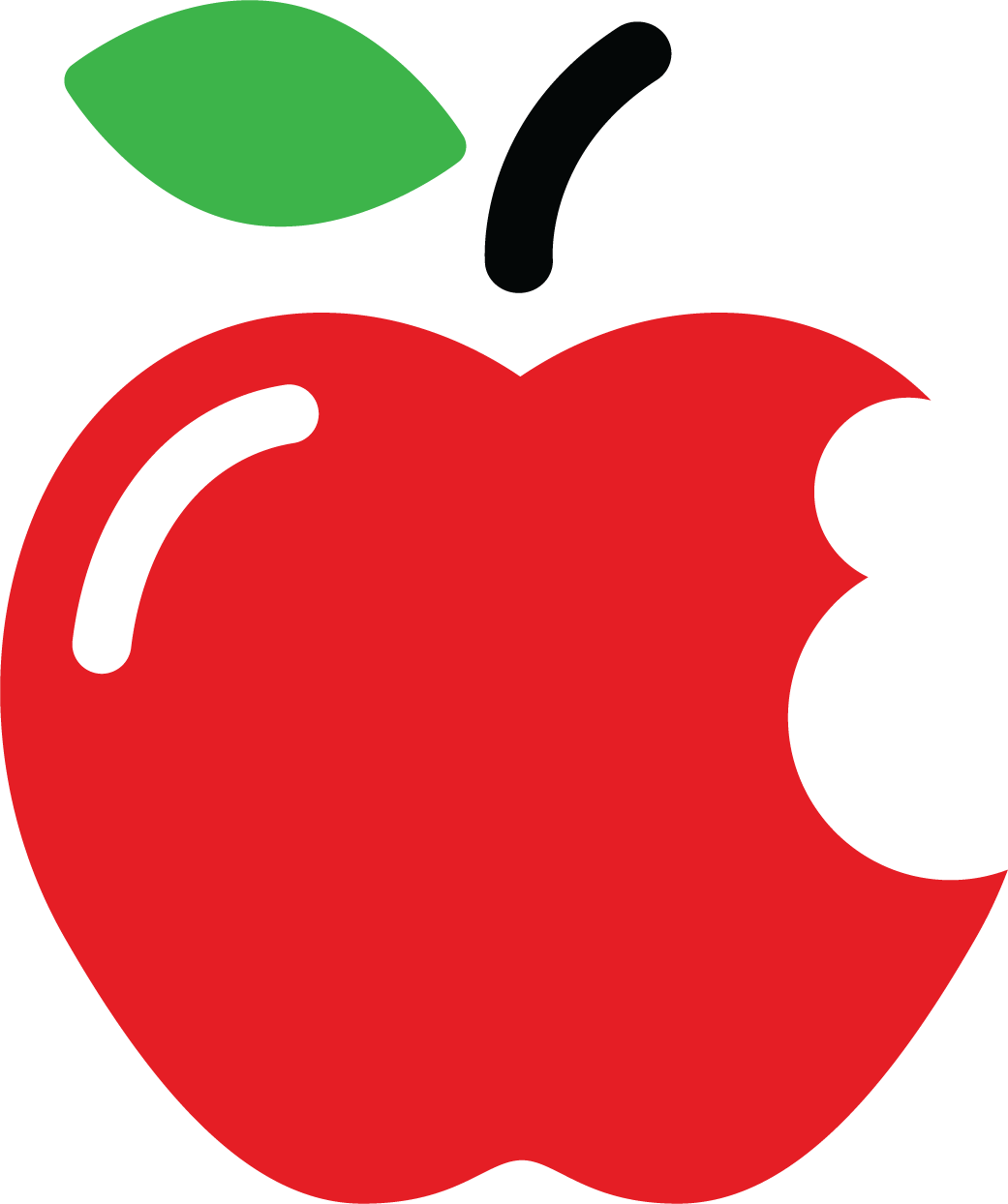 Cartoon Apple With Bite Clipart Large Size Png Image PikPng