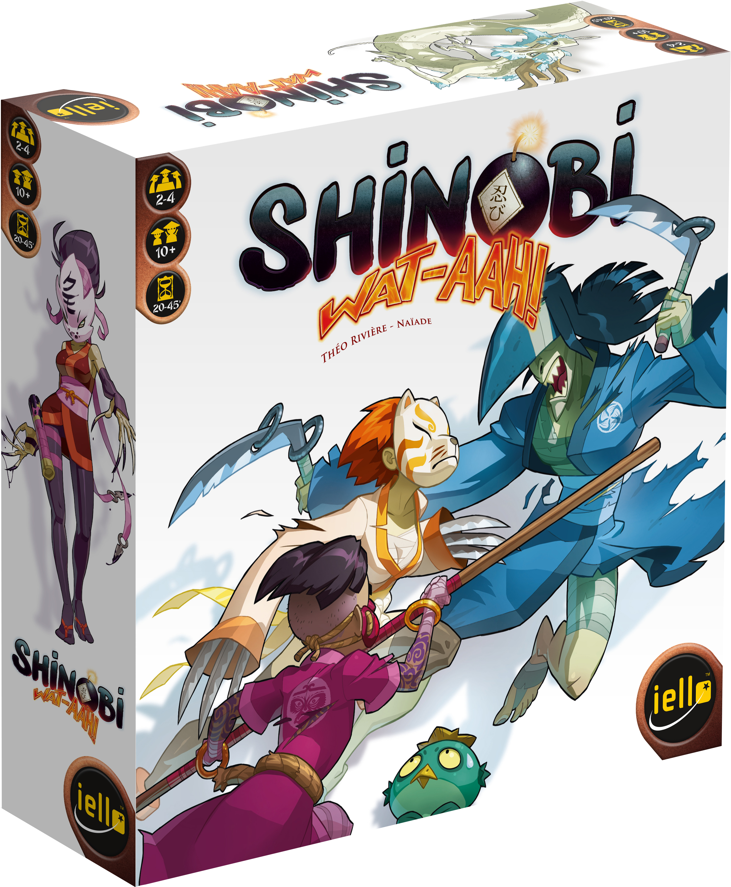 Shinobi Wat-aah - Board Game Shinobi Wat Aah Clipart (2443x2945), Png Download