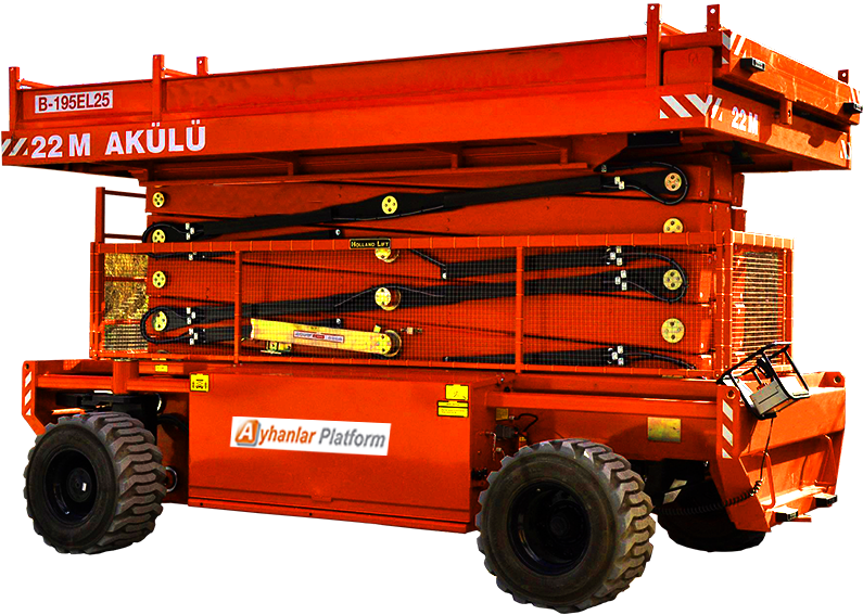 22m Battery-powered Scissor Lift - Toy Vehicle Clipart (1140x855), Png Download