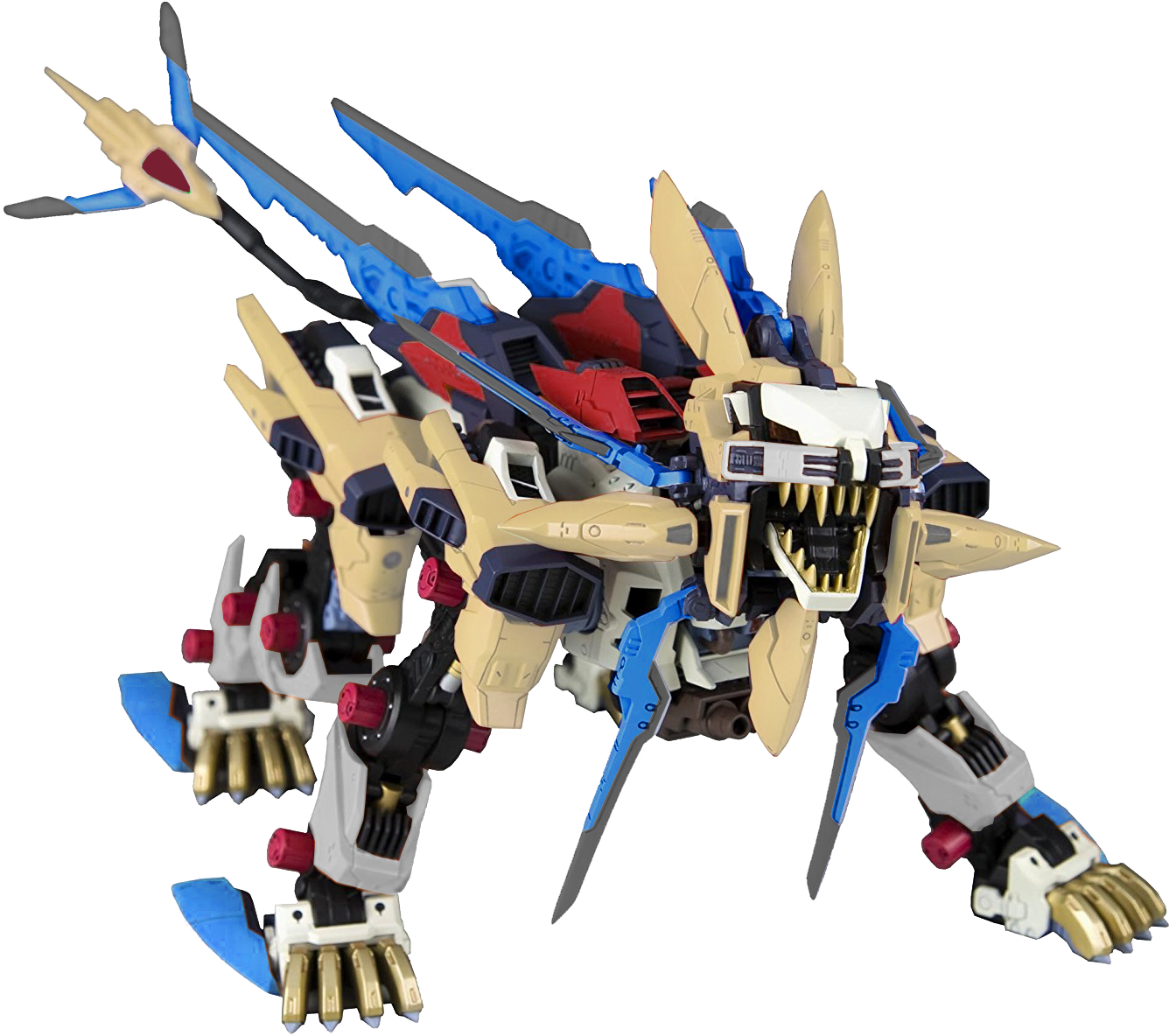 Wipmockup For Custom Coloring Of Liger Zero Schneider - Zoids Liger Zero Clipart (1500x1314), Png Download