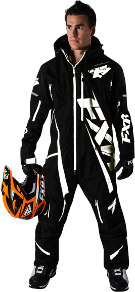 Fxr Monosuit Black White Clipart (585x585), Png Download