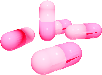 #pink #pills #pinkpills #medicine #medical #hospital - Transparent Vaporwave Pills Clipart (413x262), Png Download