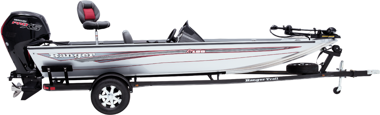 Previous - White Aluminum Ranger Boat Clipart (1400x495), Png Download