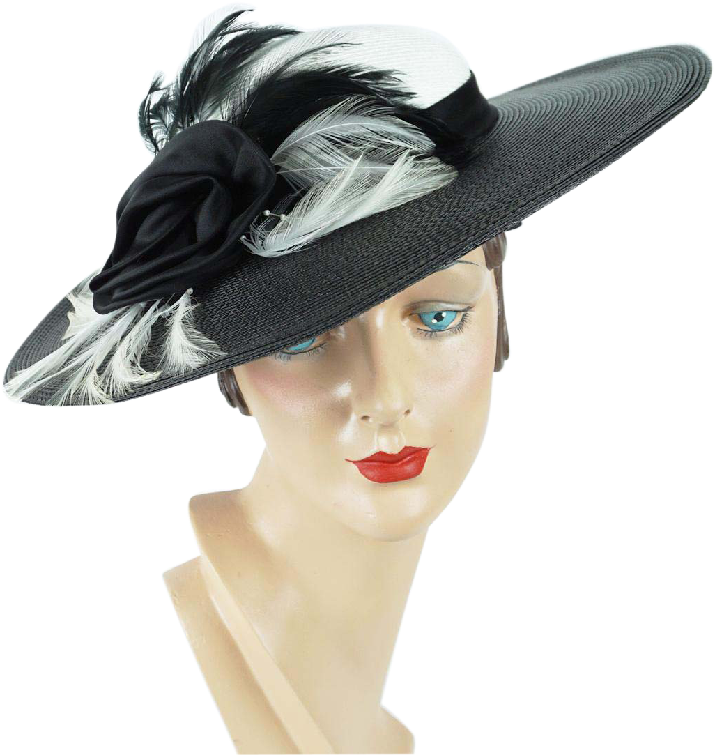 Beautiful Wide Brim Hat - Cartwheel Cap Png Clipart (1082x1082), Png Download