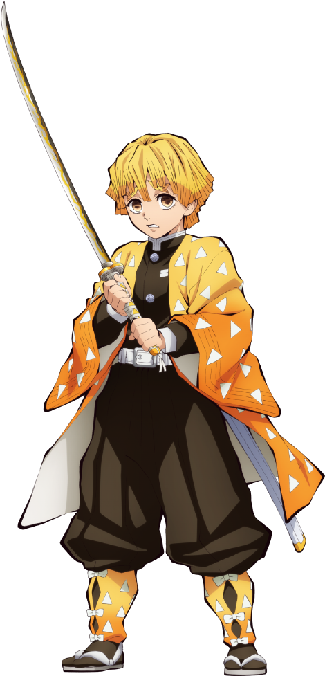 Download Agatsuma Zenitsu - Kimetsu No Yaiba Cosplay Clipart Png