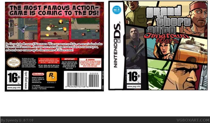 Grand Theft Auto - Gta Grand Theft Auto Chinatown Wars Ds Clipart (700x488), Png Download
