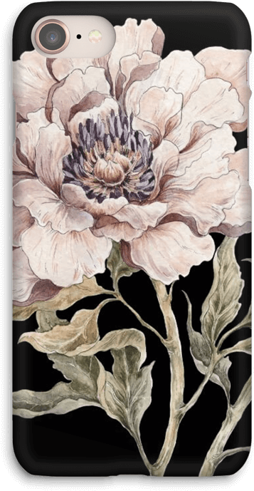 Light Pink Peony Case Iphone - Mobile Phone Case Clipart (510x800), Png Download