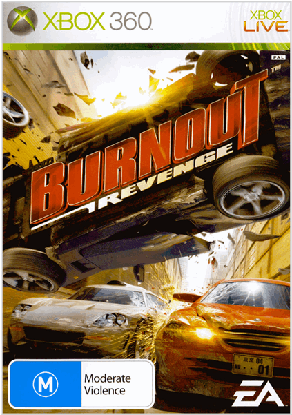 Burnout Revenge Xbox 360 Clipart (600x600), Png Download
