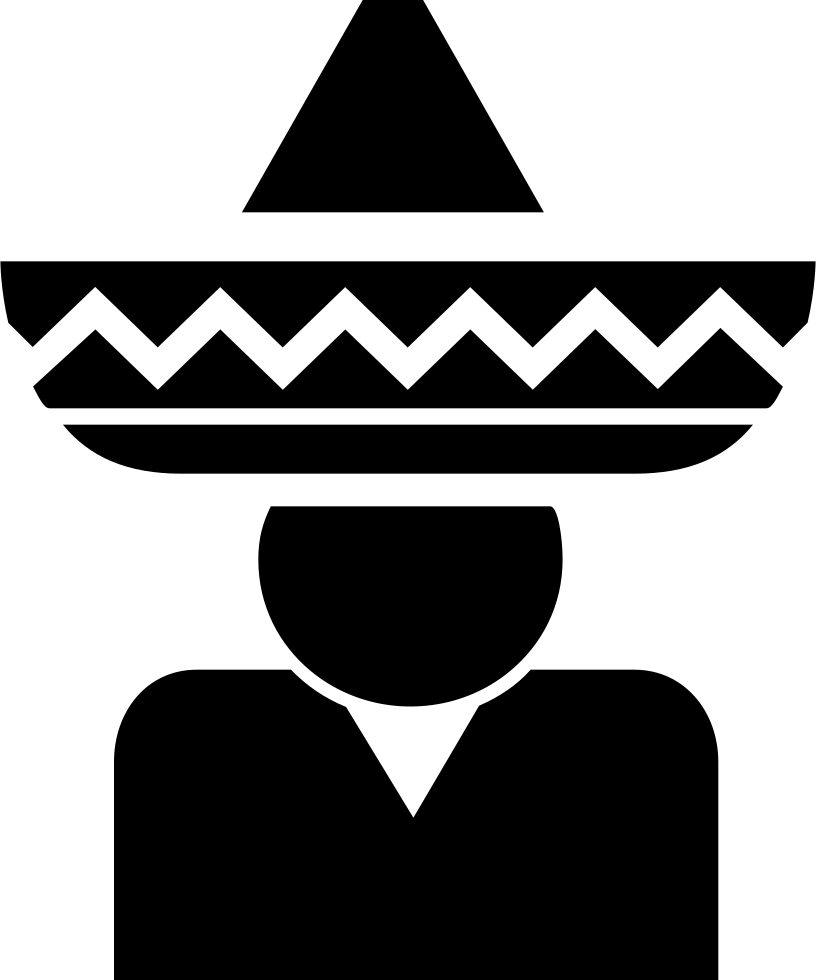 Png File Svg - Mexican People Icon Clipart (816x980), Png Download