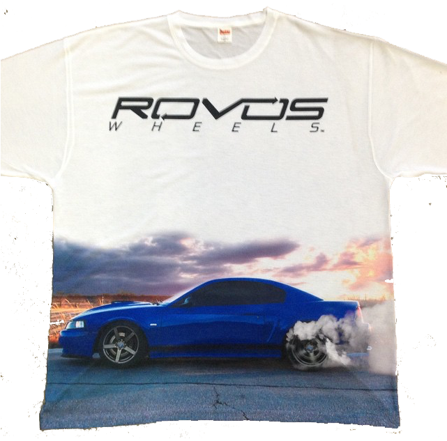 Image Of Mach One Burnout Teeshirt - Rovos Wheels Clipart (641x633), Png Download