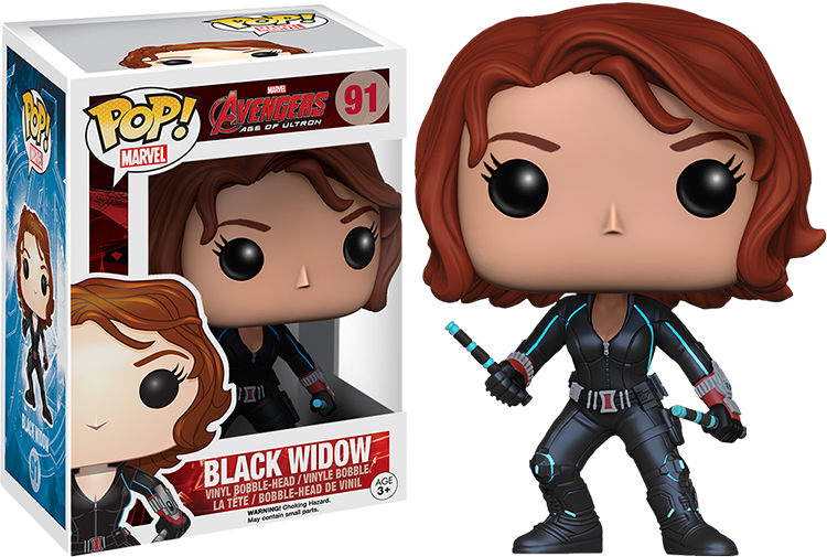 Age Of Ultron - Marvel Funko Pop Black Widow Clipart (750x505), Png Download