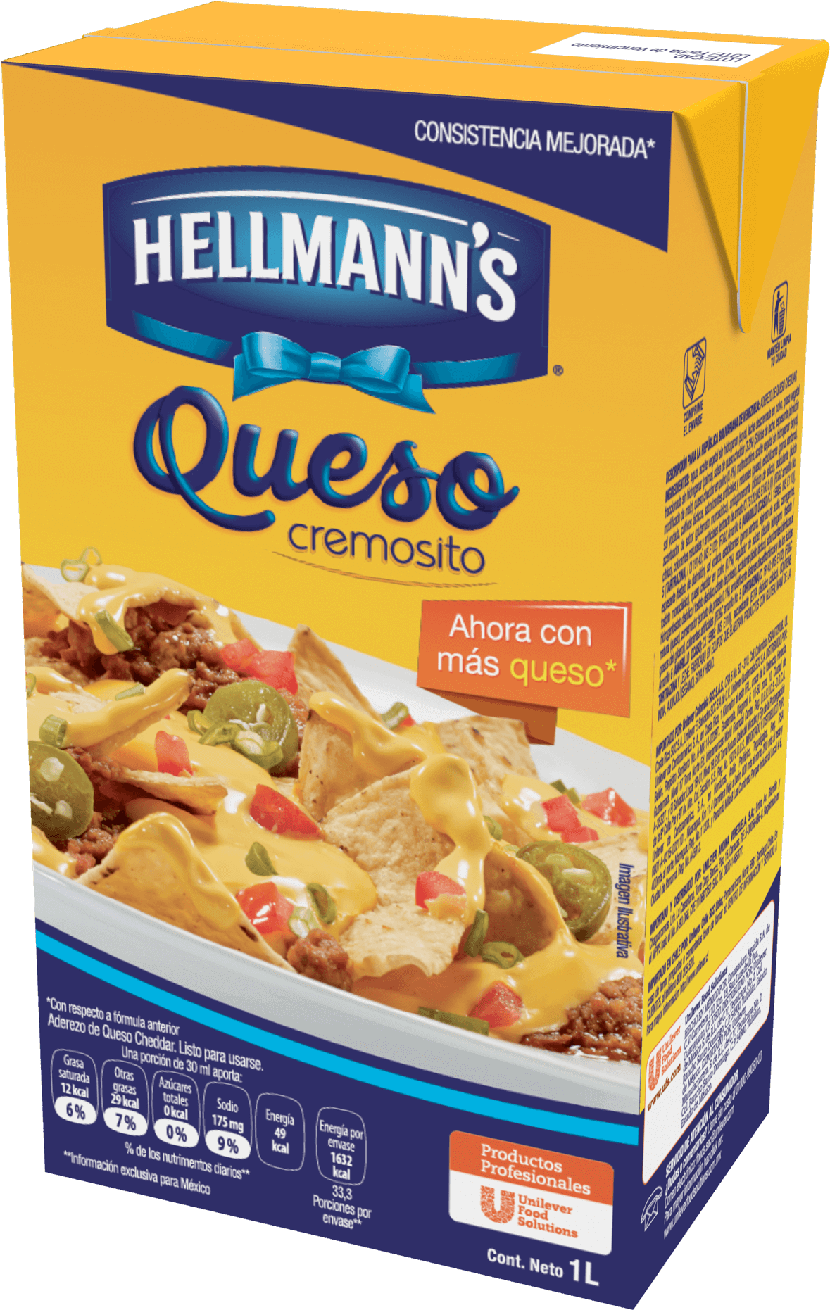Hellmann's® Queso Cheddar 1 L - Hellmans Clipart (2107x2107), Png Download