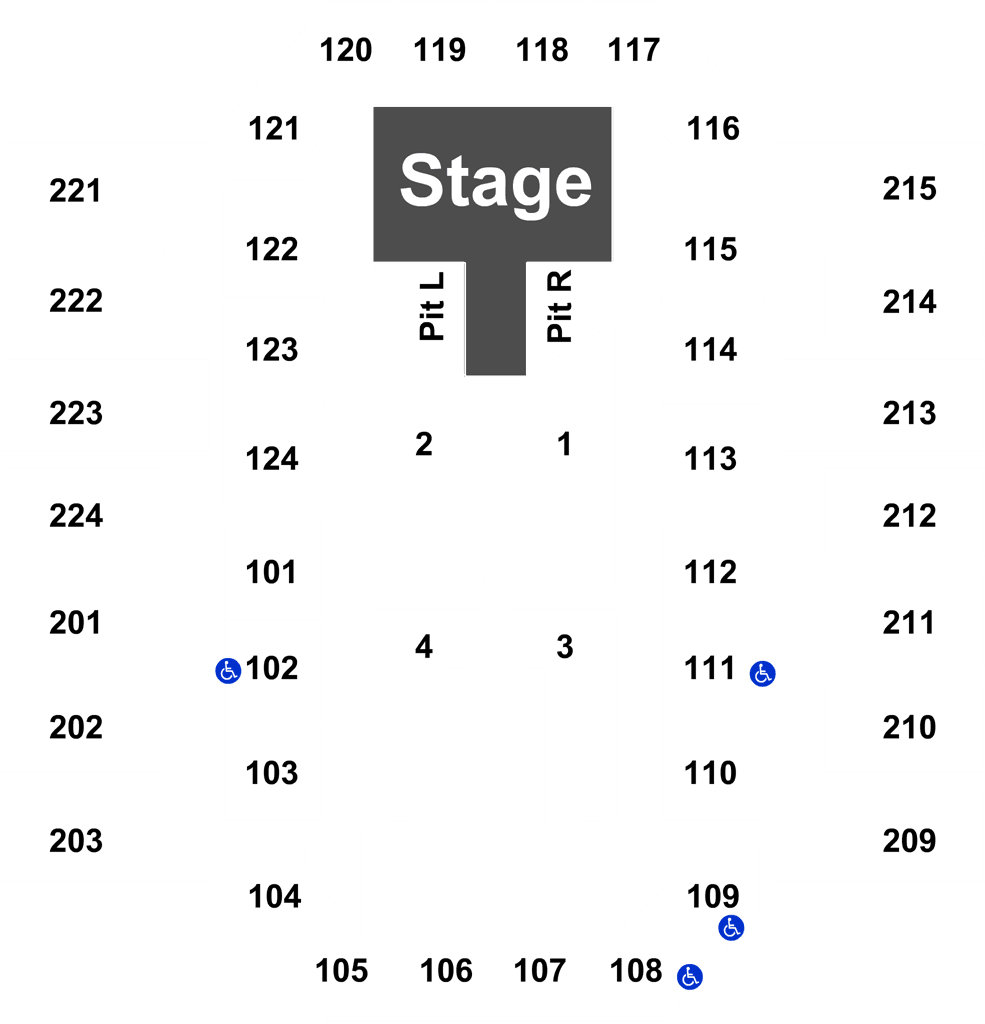 Pentatonix Tickets At James Brown Arena On June 02, - James Brown Arena Seating Chart Clipart (1050x1050), Png Download