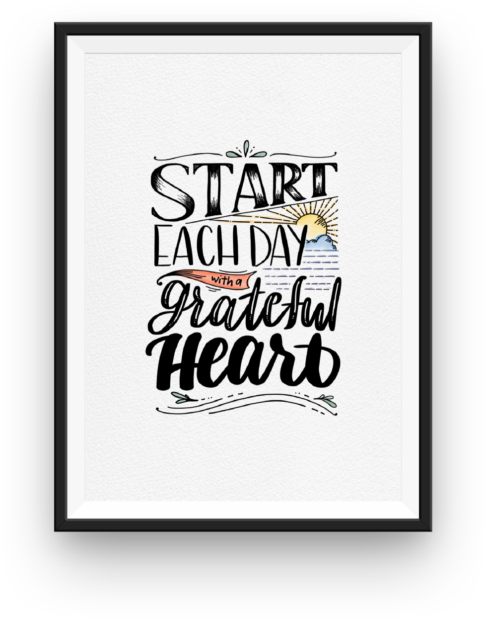 Grateful Heart Clipart (2134x1601), Png Download