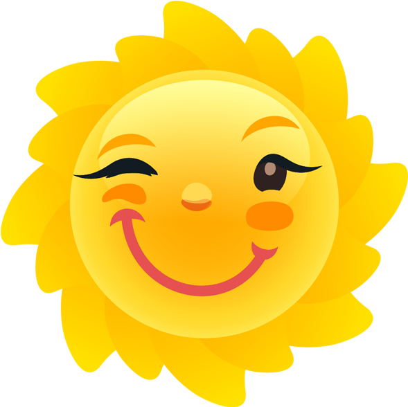 Emoji & Stickers For Weather Update Messages Sticker-8 - Smiley Clipart (600x600), Png Download