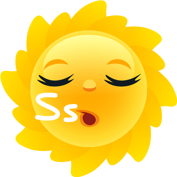 Emoji & Stickers For Weather Update Messages Sticker-11 - Vector Graphics Clipart (600x600), Png Download