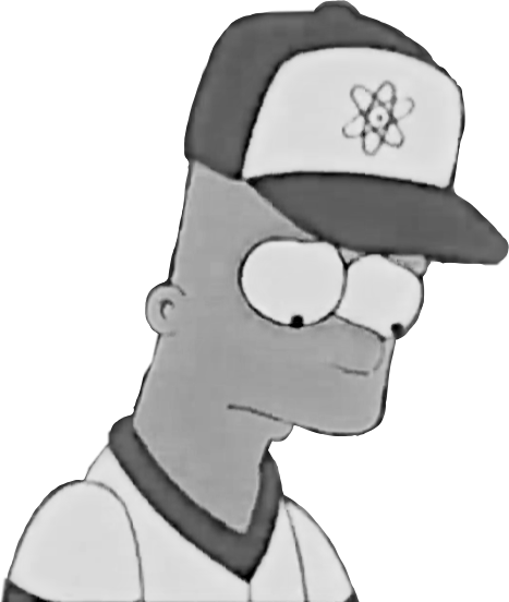 The Simpsons - Black And White Sad Clipart (467x552), Png Download