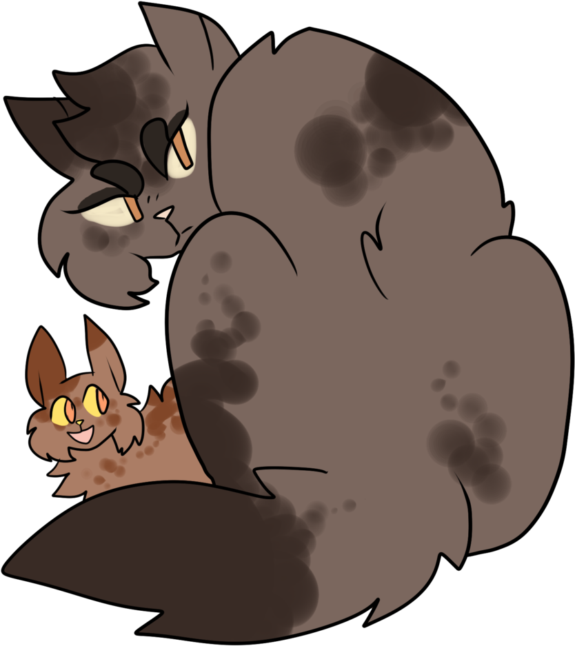 Speckle And Frisk - Cartoon Clipart (1280x1164), Png Download