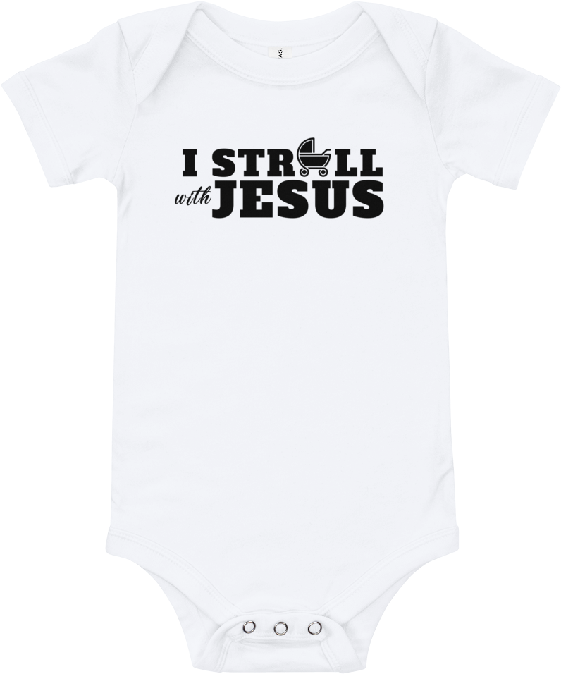 I Stroll With Jesus Onesie - Skateboard Deck Clipart (1000x1000), Png Download
