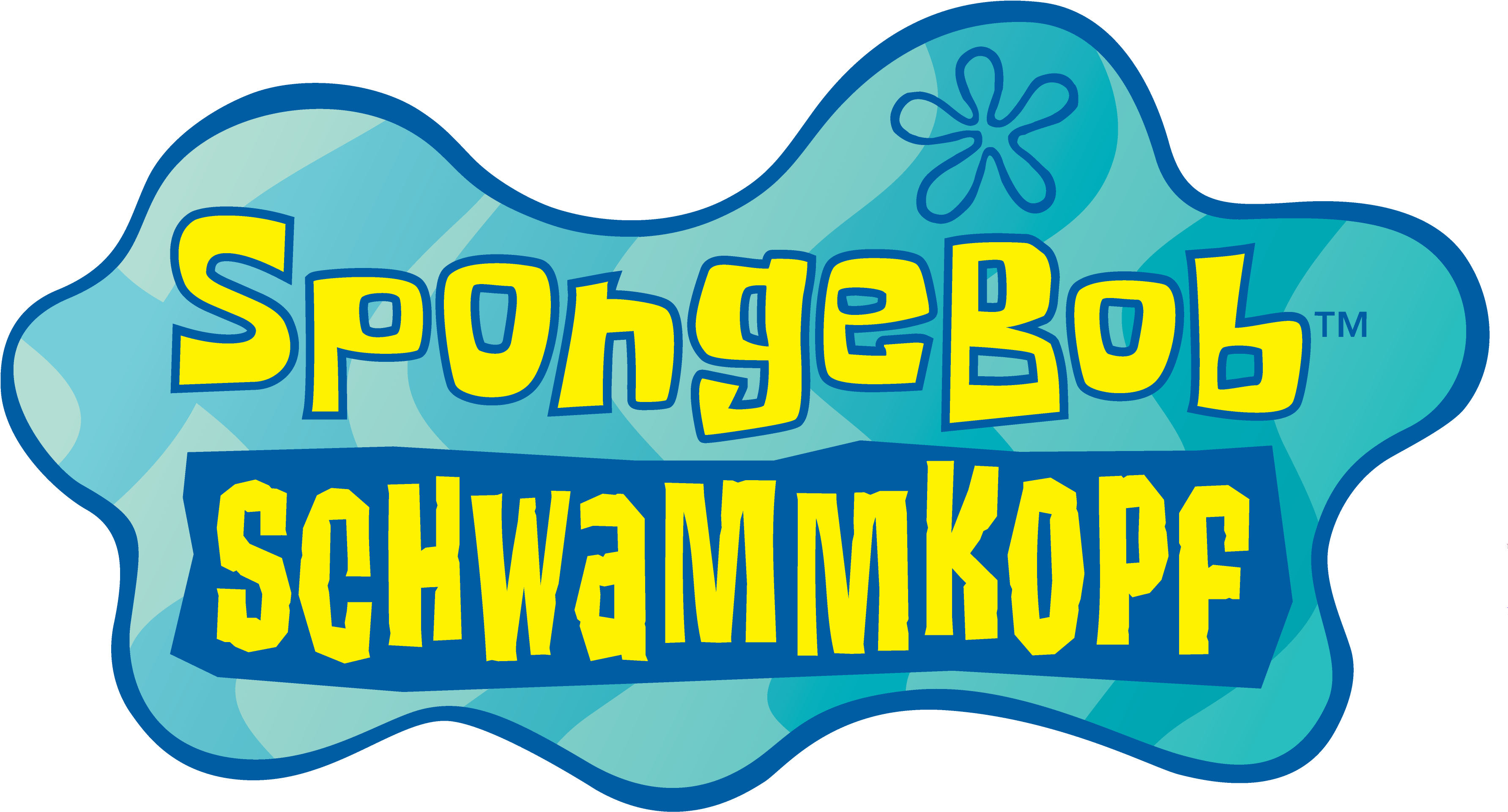 Download Schwammkopf Old Squarepants - Old Spongebob Squarepants Logo Clipart (3567x1921), Png Download