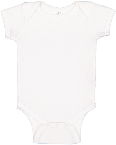 4424 Rabbit Skins Infant Fine Jersey Bodysuit Onesie - Active Shirt Clipart (488x659), Png Download
