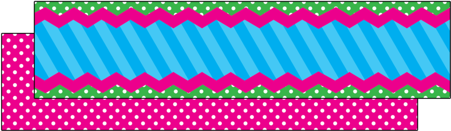 Tcr73250 Pink Blue Stripe Ribbon Runner Image - Lilac Clipart (900x900), Png Download