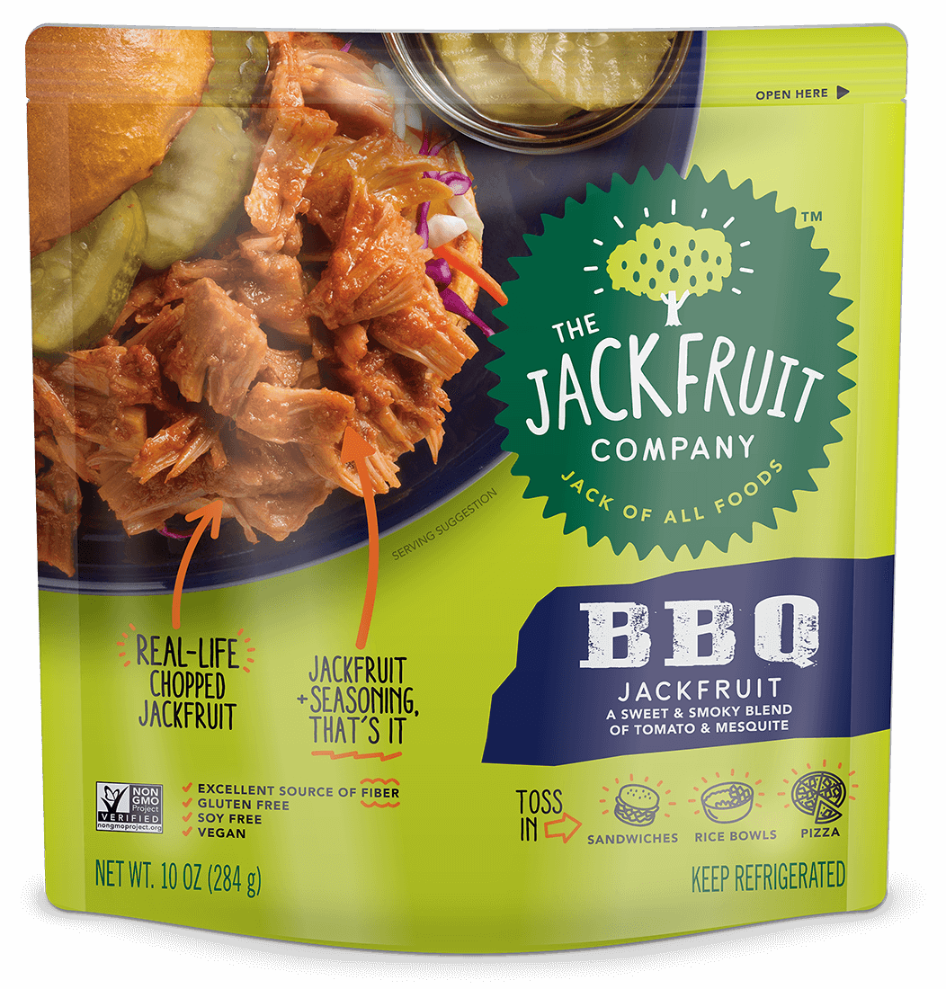 Bbq Jackfruit - Jackfruit Company Tex Mex Review Clipart (1052x1100), Png Download