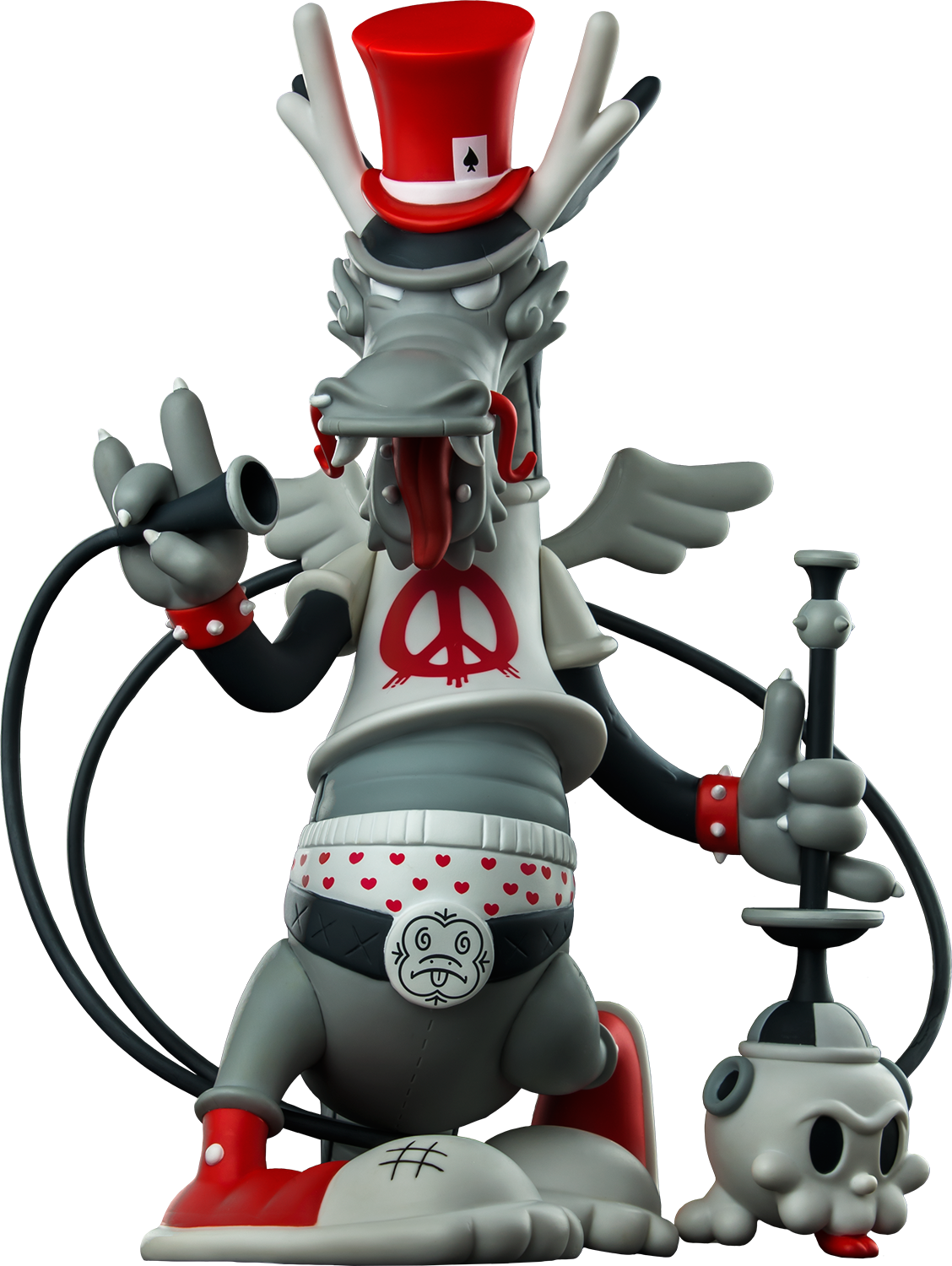 Dweezil Dragon 15" Red Edition Vinyl Figure - Fiction Clipart (1128x1500), Png Download