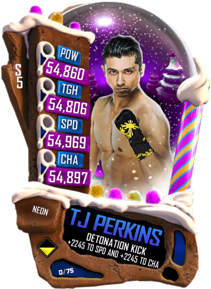 Supercard Tjperkins S3 Ultimate Raw 9660 Supercard - Wwe Supercard Sonya Deville Clipart (456x720), Png Download
