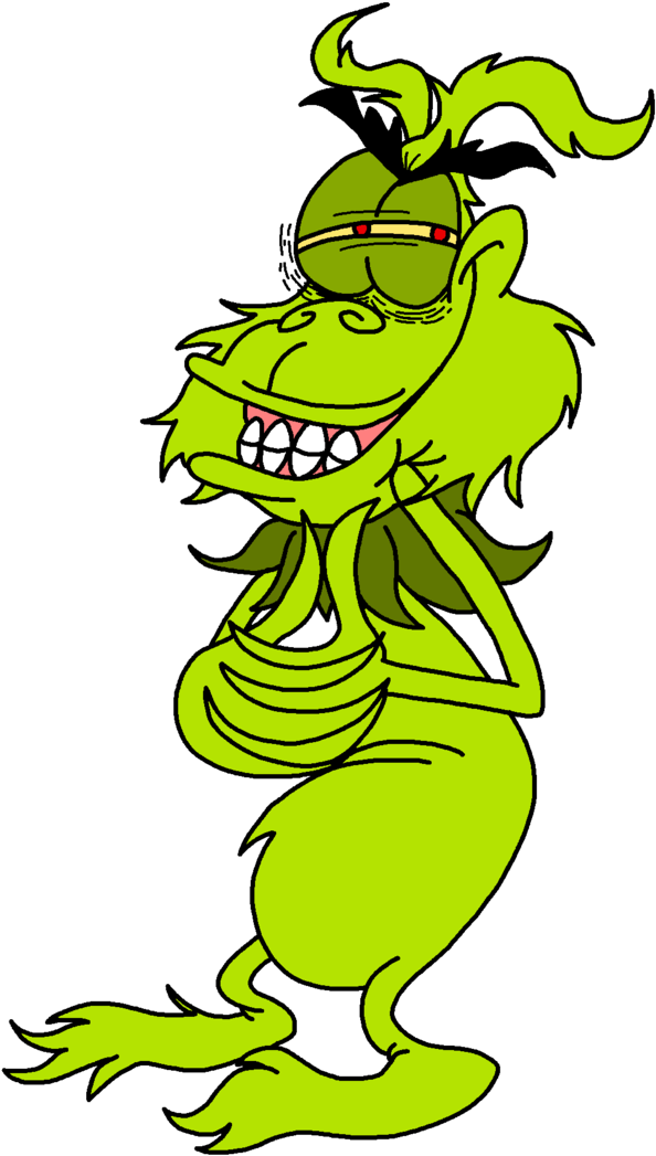 Evil Grinch Png - Dr Seuss Line Drawings Clipart (721x1107), Png Download