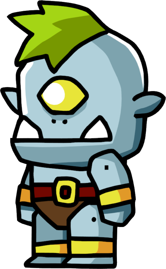 Cyclops Scribblenauts Wiki Fandom Powered By Wikia - Scribblenauts Siren Clipart (538x872), Png Download