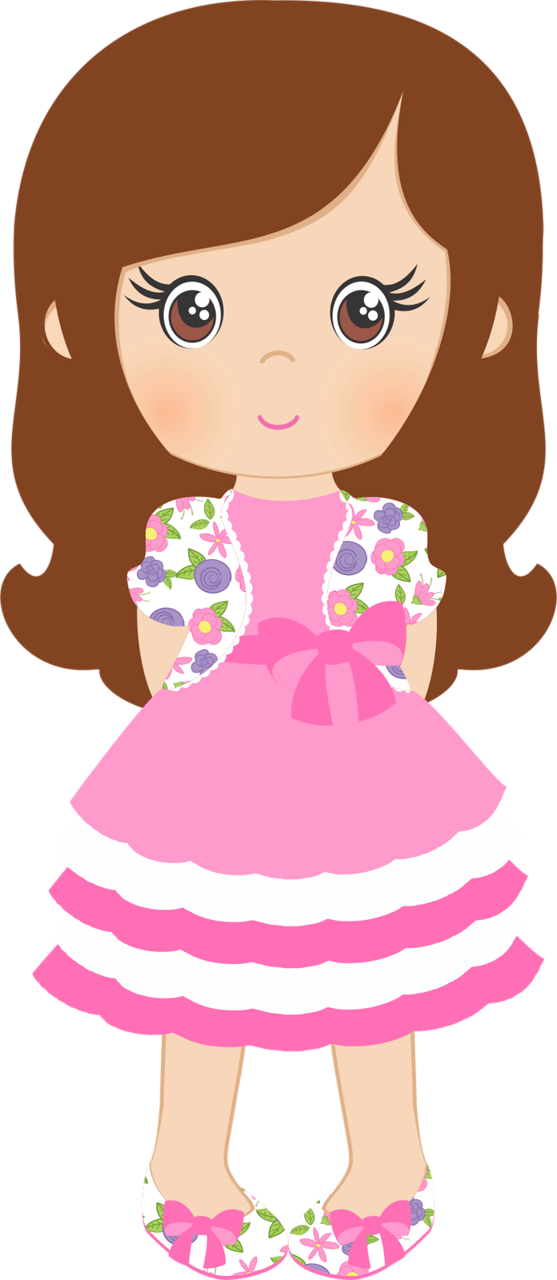 Spring Shabby Chic - Girl Clipart - Png Download (557x1280), Png Download