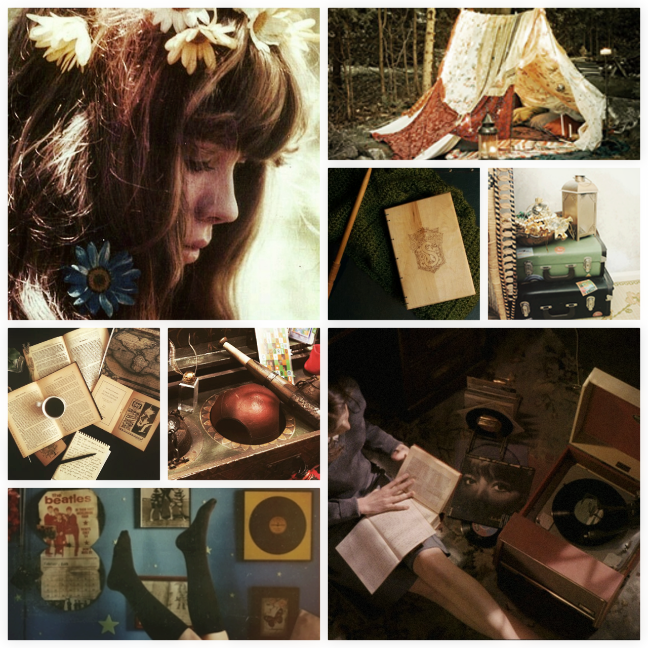 Isfj Slytherin Capricorn Aesthetic “patronus - Collage Clipart (1280x1280), Png Download