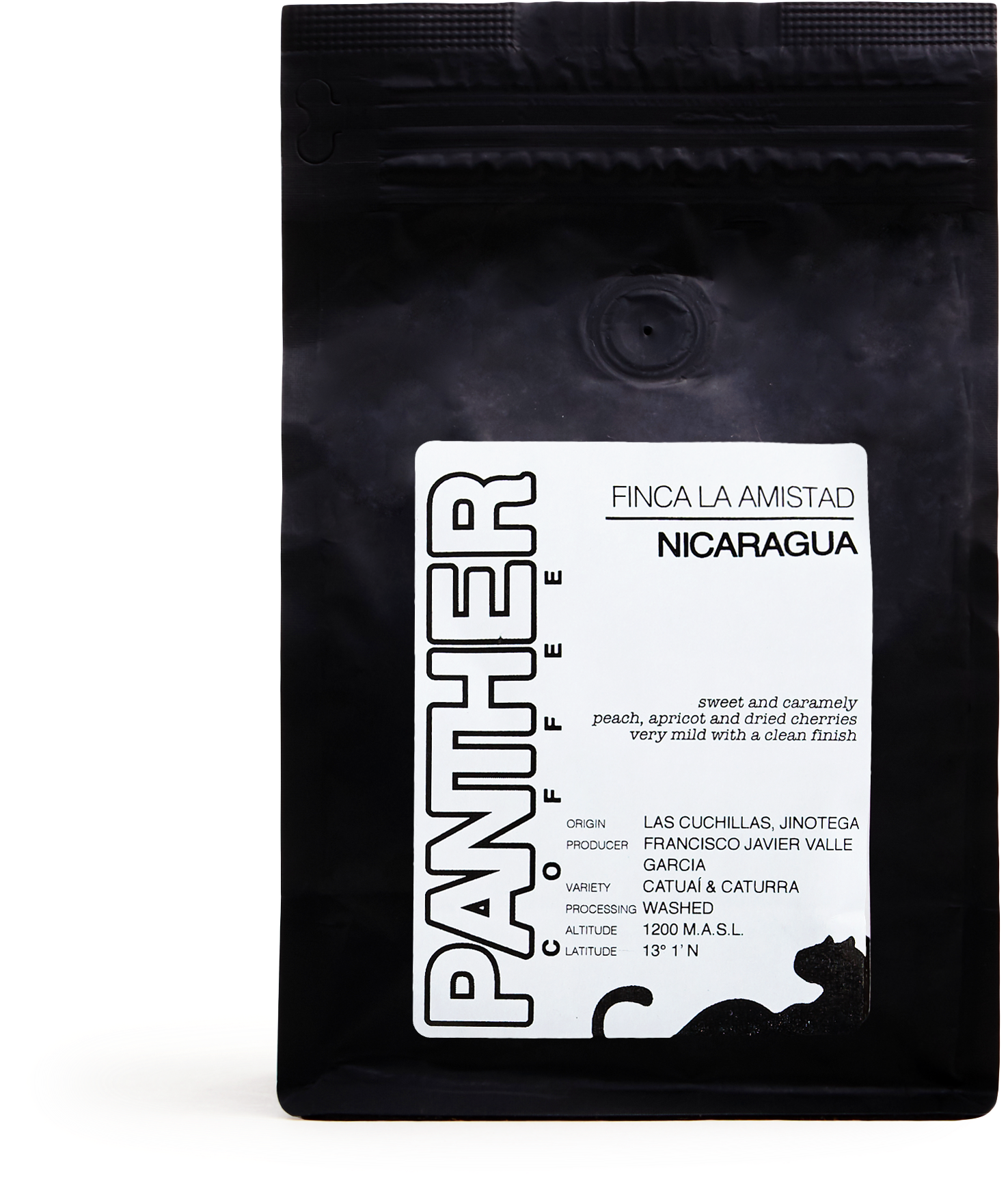 Nicaragua Finca La Amistad - Panther Coffee Bag Clipart (800x800), Png Download