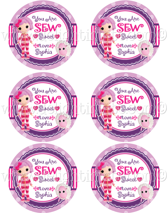Pillow Featherbed Lalaloopsy Sticker Tags - Lalaloopsy Dolls Clipart (614x794), Png Download