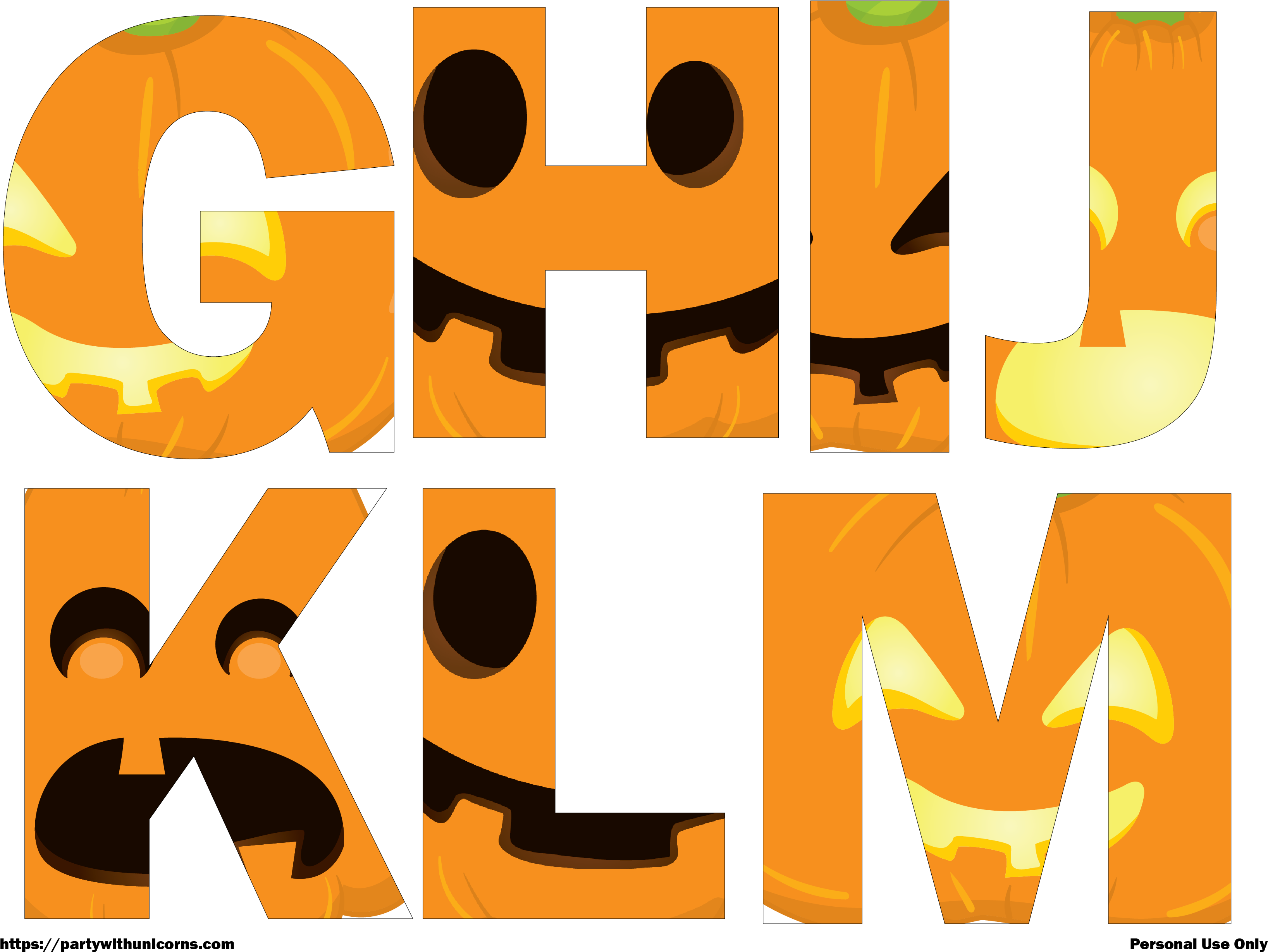 Halloween Letters Printable Halloween Letters Printable - Halloween Letter O Clipart (3301x2559), Png Download