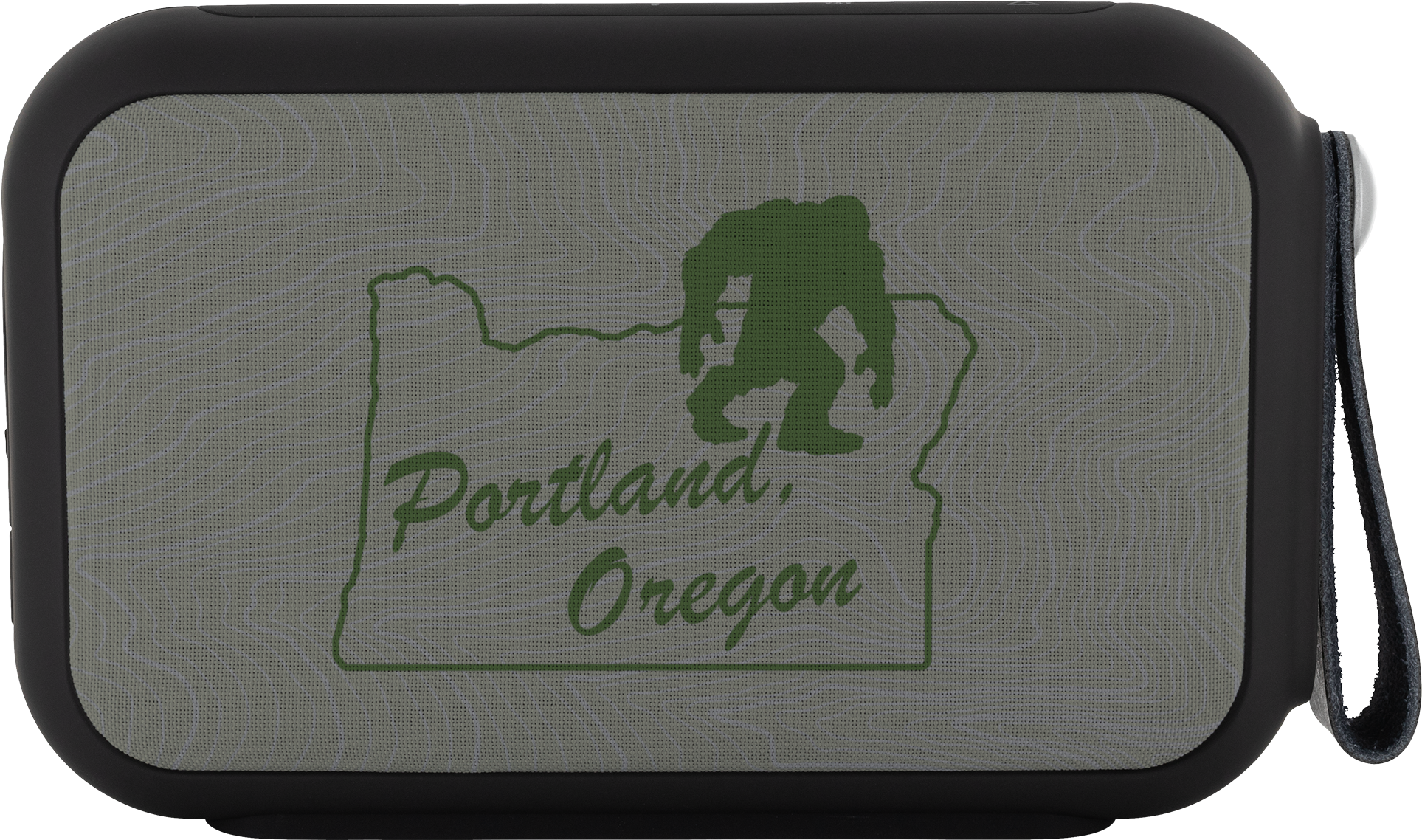 Portland Oregon Bigfoot Bluetooth Speaker Clipart (2000x2000), Png Download