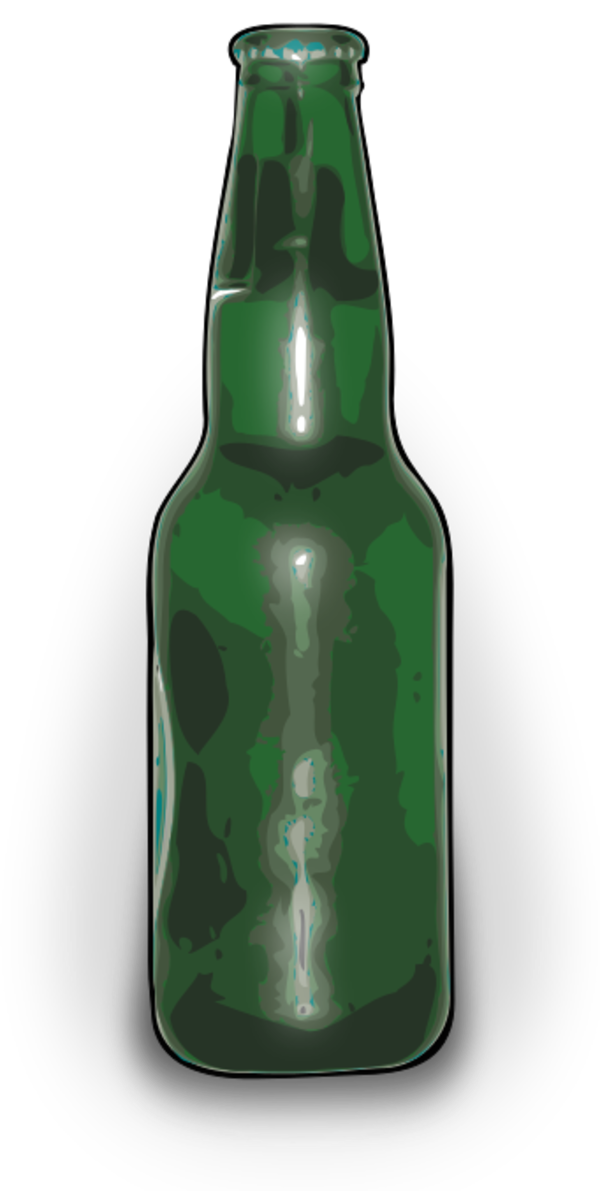 Vector Clip Art - Beer Bottle - Png Download (600x1191), Png Download