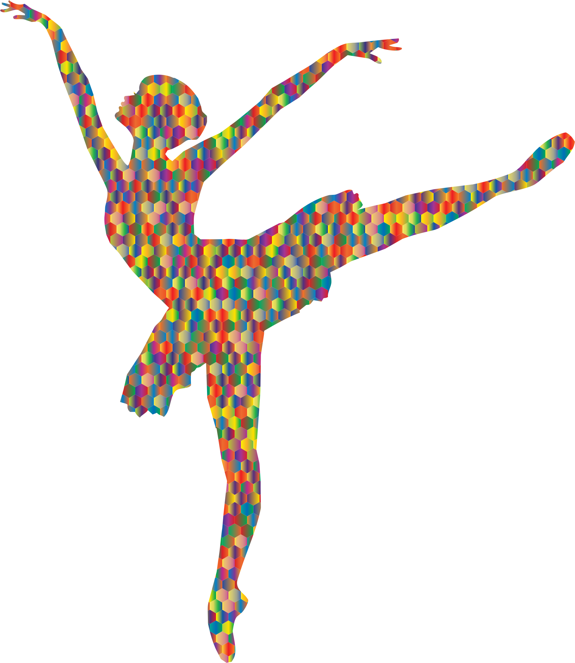 Ballet Dancing Silhouette Clipart (1994x2300), Png Download