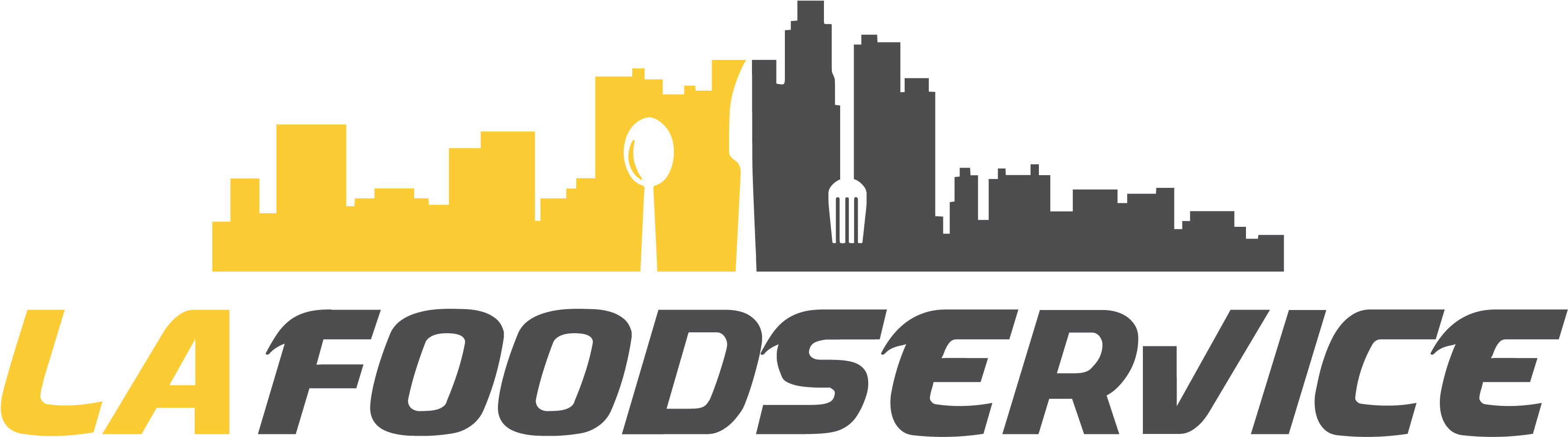 La Food Sources Files 01 - Skyline Clipart (3858x1300), Png Download