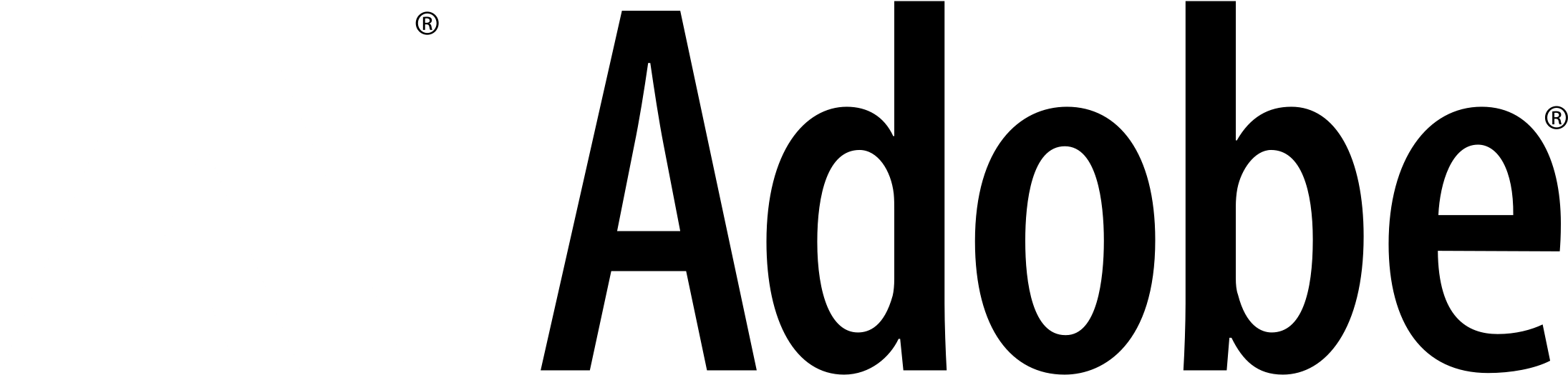 Adobe 01 Logo Black And White - Adobe Logo Transparent White Clipart (2400x2400), Png Download