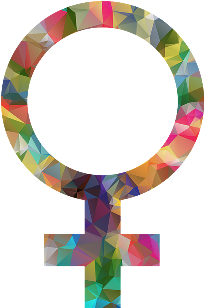 Woman Girly Female - Signo De Mujer Png Clipart (1066x1280), Png Download