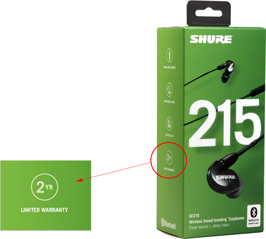 For New Packaging Versions Which Start To Be Available - Shure In Ear 215 Clipart (1140x840), Png Download