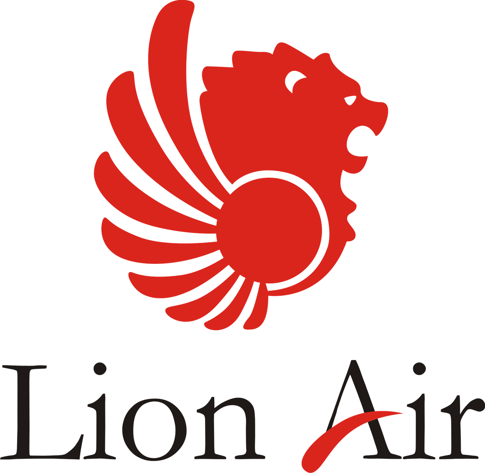 Lion Air Logo - Lion Air Logo Png Clipart (1600x1563), Png Download