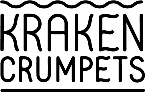 Krakencrumpets Logo S Fit=595,595 - Black-and-white Clipart (595x595), Png Download