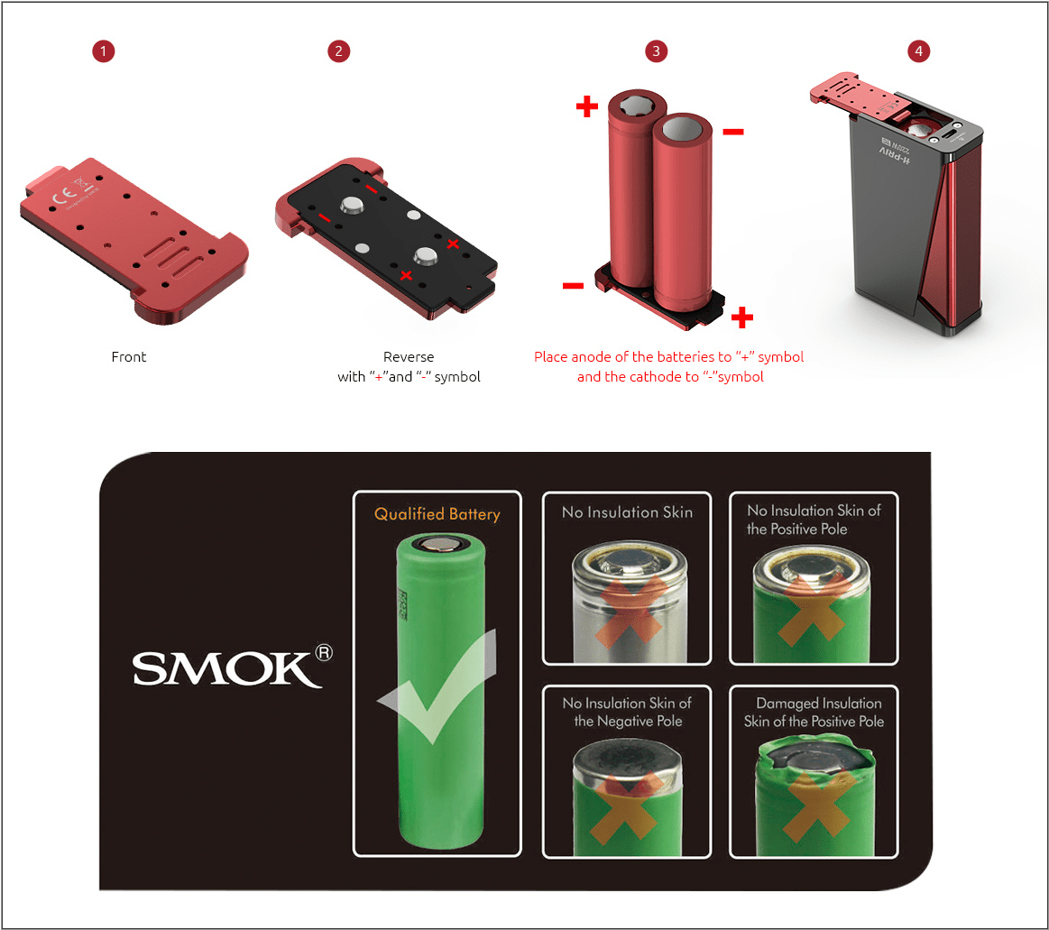 Using The Smok H Priv 200w Tc In My Usual Comfort Zone - Smok H Priv 2 Batteries Clipart (1350x1200), Png Download