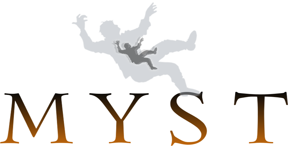 Myst - Falling Man Clipart (963x489), Png Download