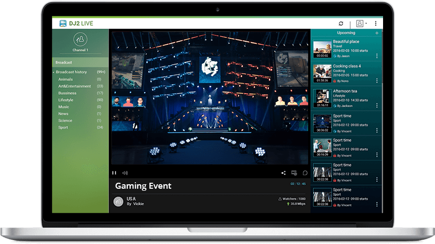 Who Uses Live Streaming - Dj 2 Live Clipart (950x550), Png Download