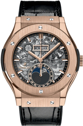 Hublot Classic Fusion Rose Gold Moonphase - Hublot 517 Nx 0170 Lr Clipart (600x600), Png Download