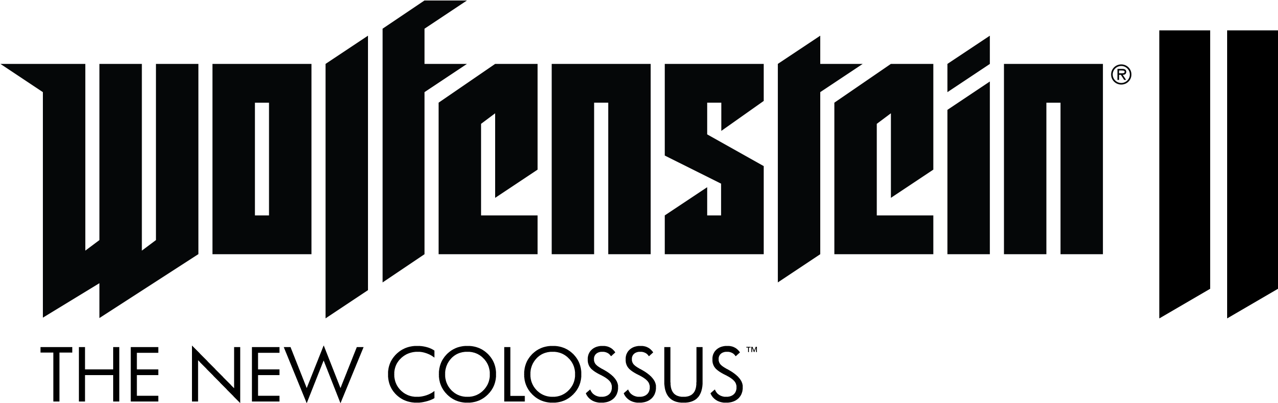 The New Colossus - Wolfenstein Logo Png Clipart (2618x815), Png Download